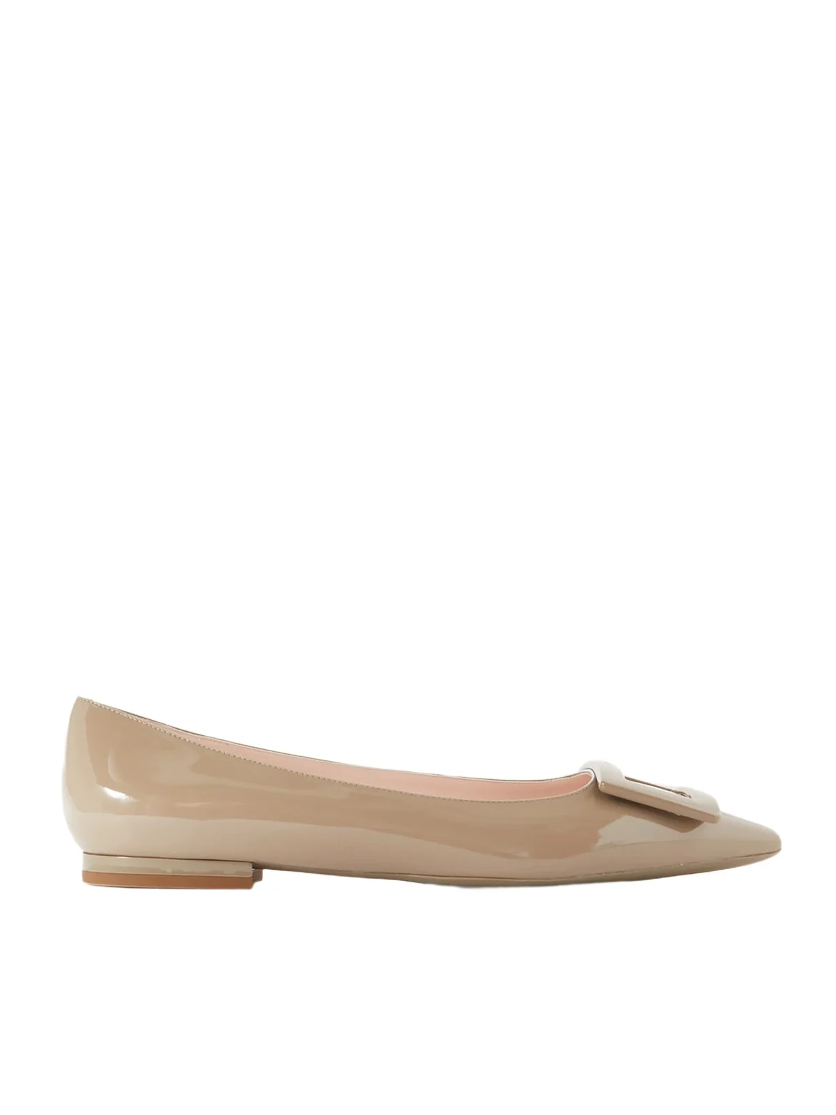 Gommettine Patent-leather Point-toe Flats