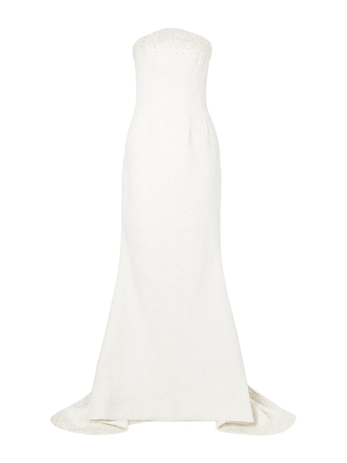 Olympia Strapless Embellished Tulle Gown
