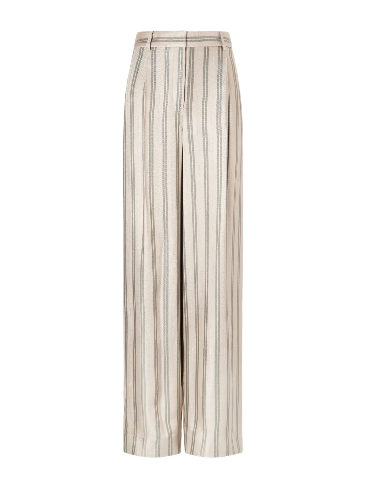 Hudson St Striped Wide-leg Pants Hudson St Striped Wide-leg Pants