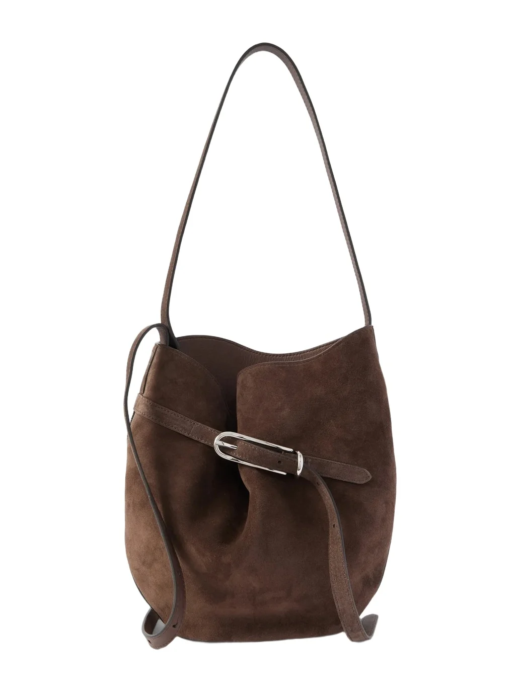 Buckled Suede Bucket Bag Buckled Suede Bucket Bag