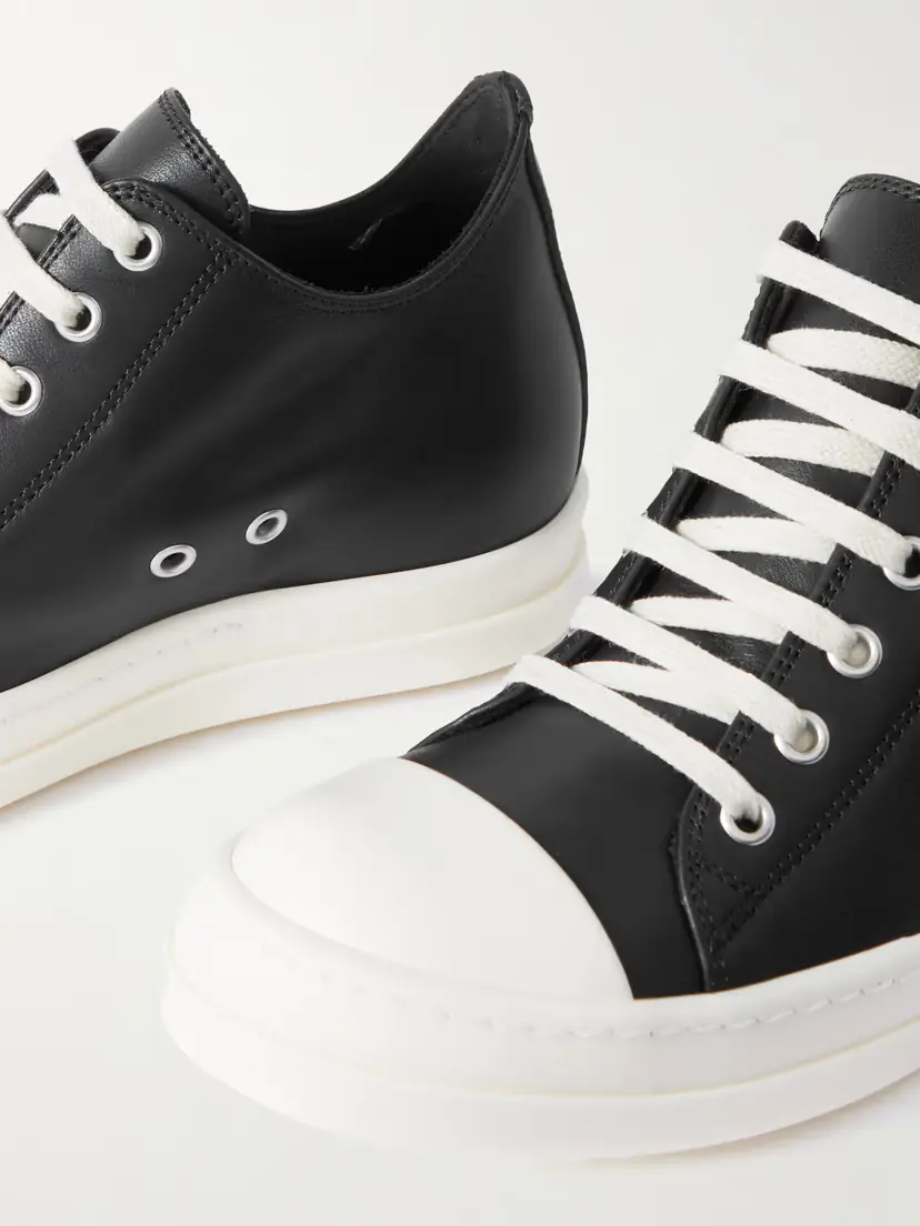 Rick Owens Leather Sneakers | Thumbnail 4 Rick Owens Leather Sneakers | Thumbnail 4