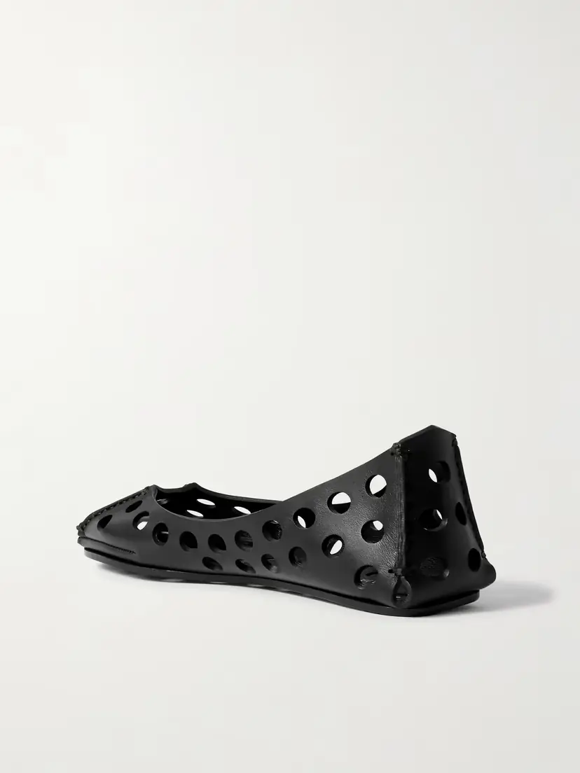 Alaïa Perforated Leather Ballet Flats | Thumbnail 3
