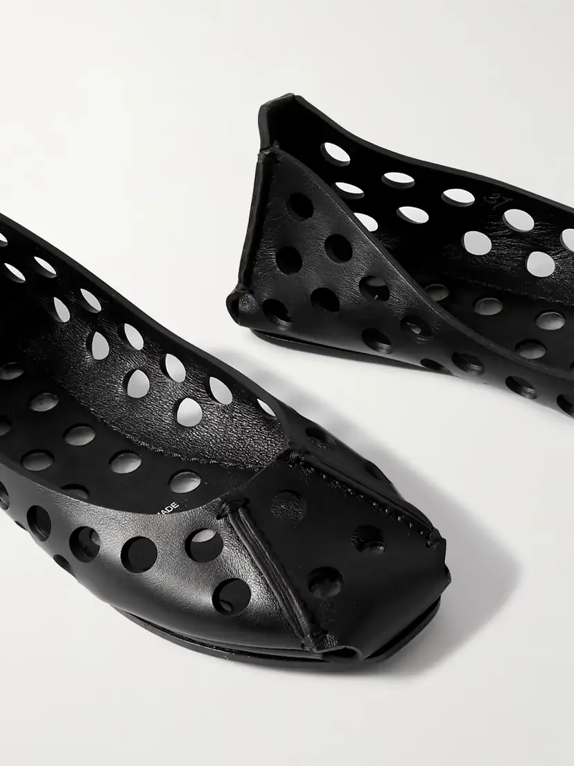 Alaïa Perforated Leather Ballet Flats | Thumbnail 4