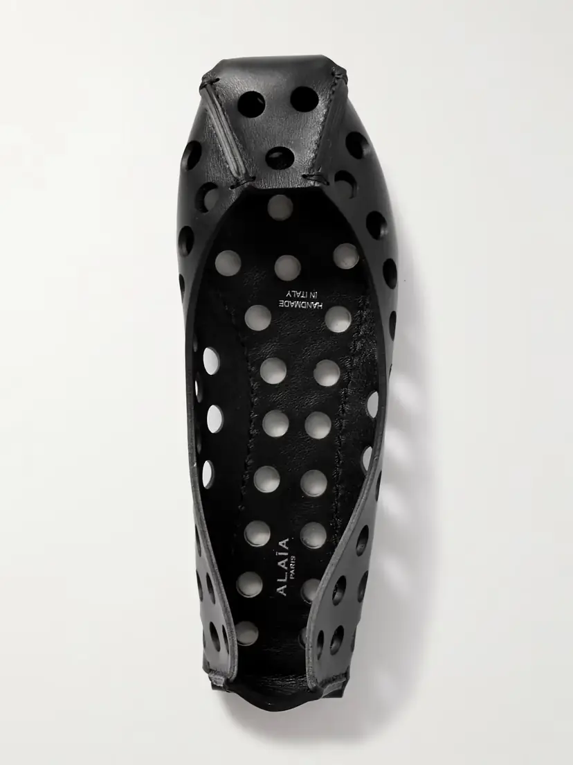 Alaïa Perforated Leather Ballet Flats | Thumbnail 5