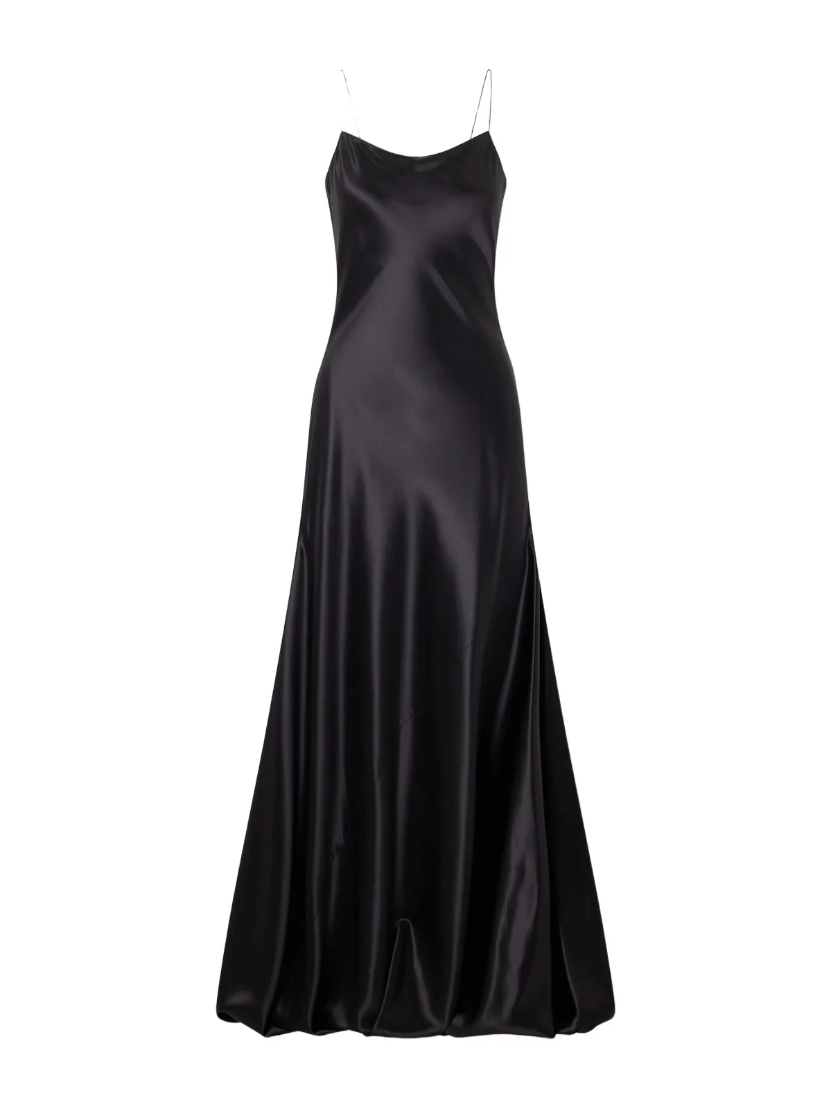 Draped Silk-satin Gown
