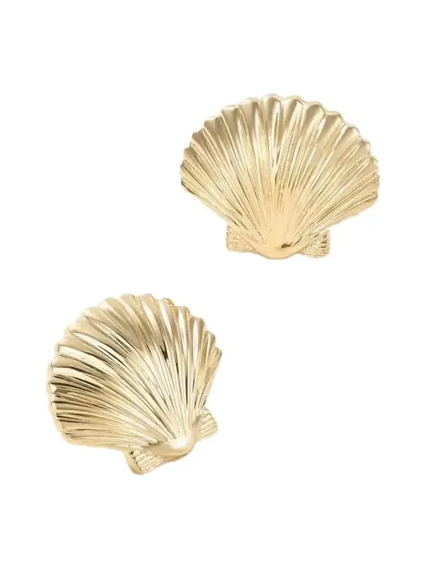 Mateo Large Venus 14-karat Gold Earrings