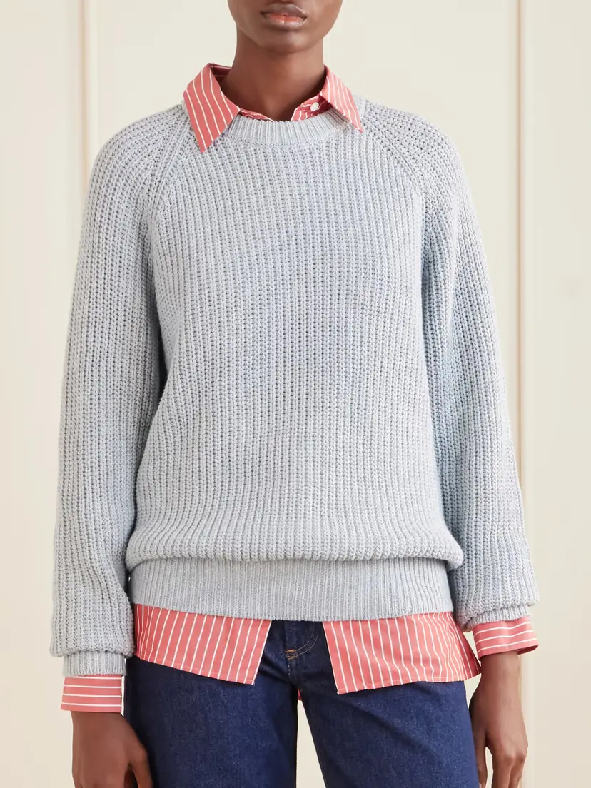 Aimé Leon Dore Ribbed Cotton Sweater | Thumbnail 3 Aimé Leon Dore Ribbed Cotton Sweater | Thumbnail 3