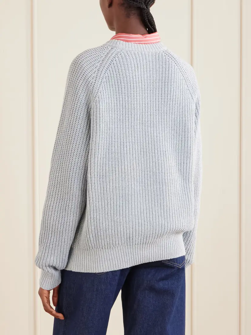 Aimé Leon Dore Ribbed Cotton Sweater | Thumbnail 4 Aimé Leon Dore Ribbed Cotton Sweater | Thumbnail 4