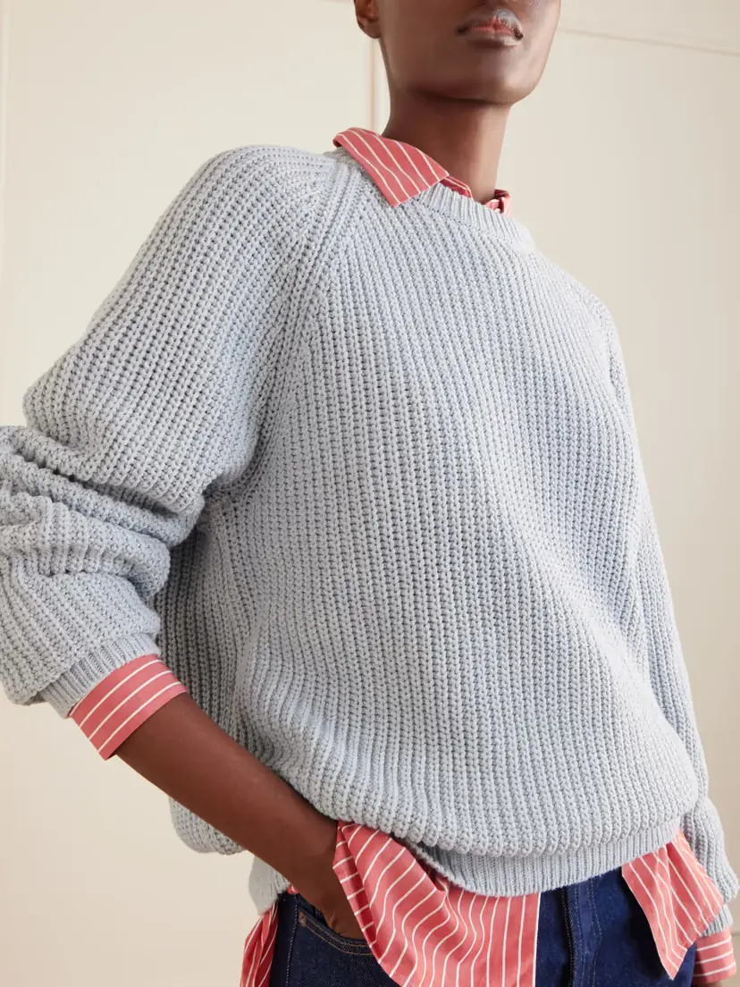 Aimé Leon Dore Ribbed Cotton Sweater | Thumbnail 5 Aimé Leon Dore Ribbed Cotton Sweater | Thumbnail 5