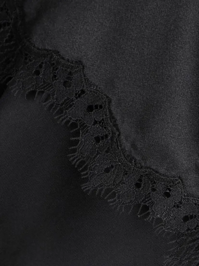 DÔEN Loure Lace-trimmed Silk-satin Top | Thumbnail 4 DÔEN Loure Lace-trimmed Silk-satin Top | Thumbnail 4