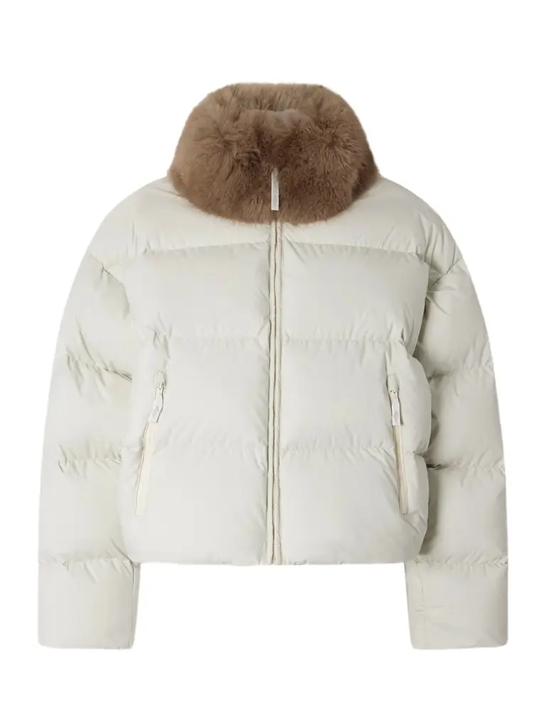 Balenciaga Plush-trimmed Padded Quilted Shell Down Jacket | Image 1 Balenciaga Plush-trimmed Padded Quilted Shell Down Jacket | Image 1