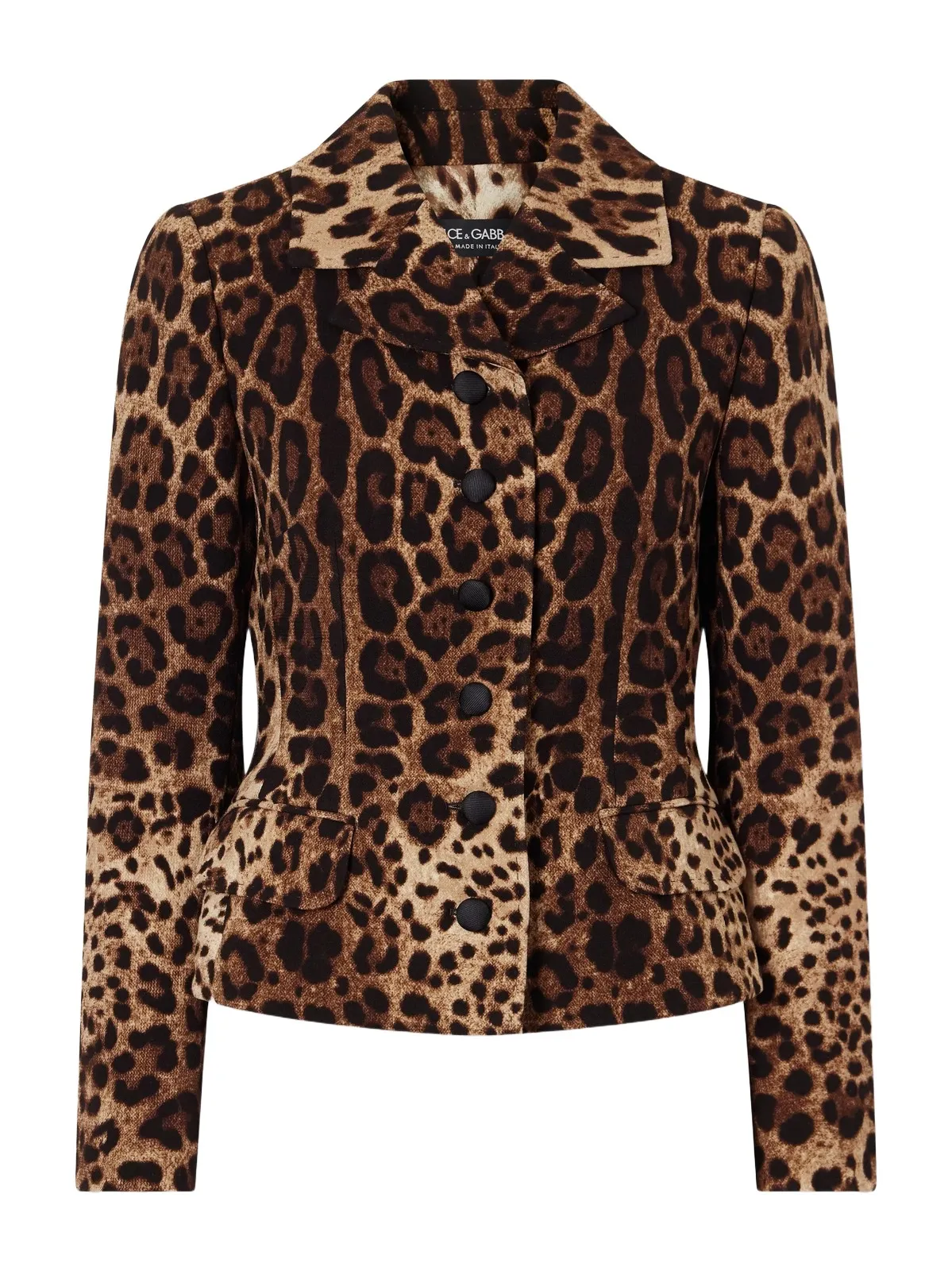 Leopard-print Wool Blazer Leopard-print Wool Blazer