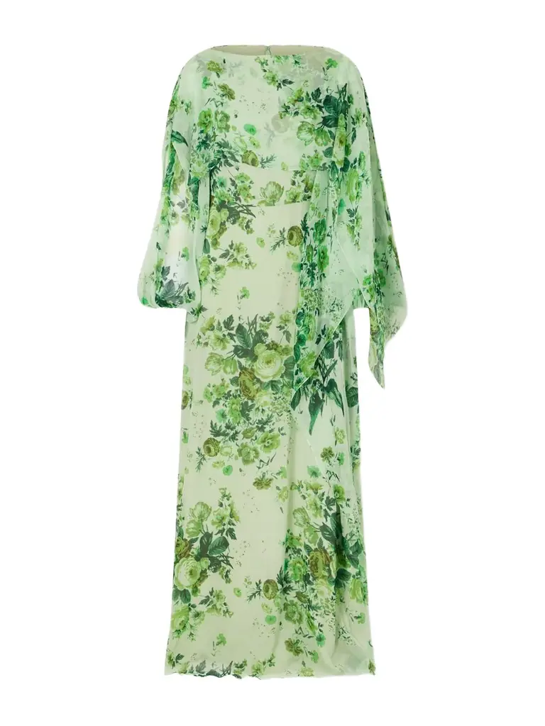 Erdem Floral-print Crêpon Gown | Image 1 Erdem Floral-print Crêpon Gown | Image 1