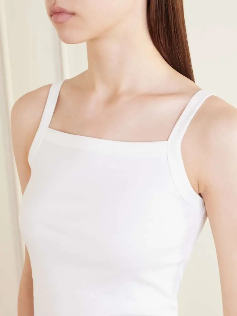FLORE FLORE May Organic Cotton-jersey Tank | Thumbnail 5 FLORE FLORE May Organic Cotton-jersey Tank | Thumbnail 5