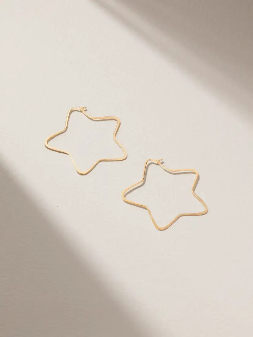 Melissa Joy Manning 14-karat Gold Hoop Earrings | Image 1 Melissa Joy Manning 14-karat Gold Hoop Earrings | Image 1