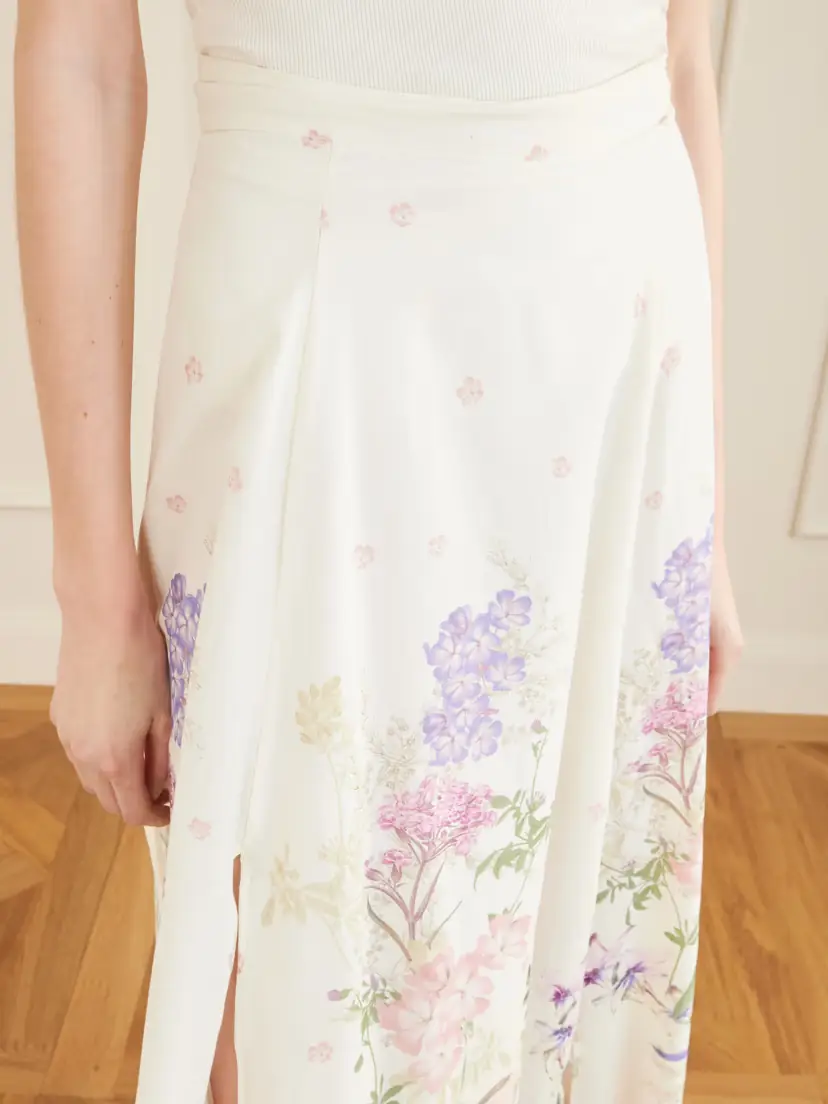 Charo Ruiz Ventine Floral-print Cotton-blend Maxi Skirt | Thumbnail 5 Charo Ruiz Ventine Floral-print Cotton-blend Maxi Skirt | Thumbnail 5
