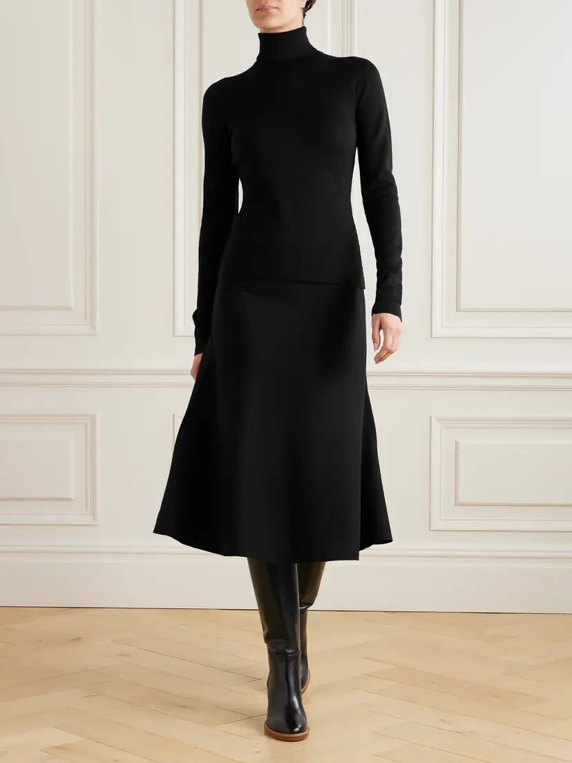 Gabriela Hearst May Wool, Cashmere And Silk-blend Turtleneck Sweater | Thumbnail 2 Gabriela Hearst May Wool, Cashmere And Silk-blend Turtleneck Sweater | Thumbnail 2