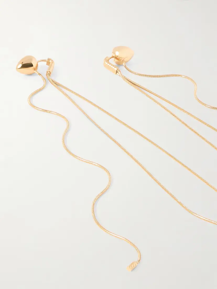 Alaïa Layered Gold-tone Earrings | Thumbnail 3 Alaïa Layered Gold-tone Earrings | Thumbnail 3