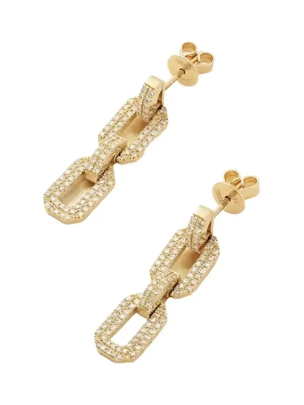 18-karat Gold Diamond Earrings 18-karat Gold Diamond Earrings