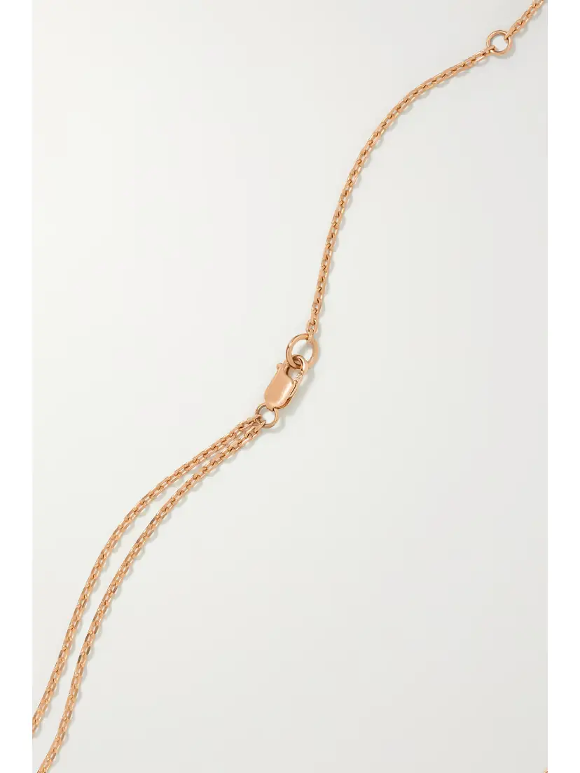 Repossi Berbère 18-karat Rose Gold Diamond Necklace | Thumbnail 3