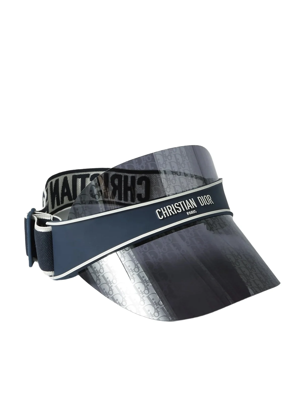 Diorclub V1u Perspex And Cotton-blend Jacquard Visor