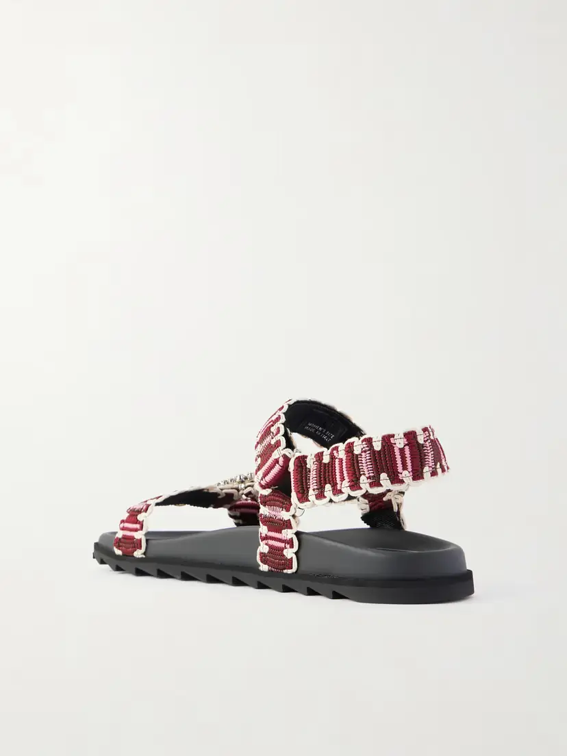 Roger Vivier Embellished Flat Sandals | Thumbnail 3