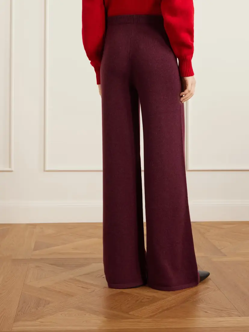 The Elder Statesman Juniper Cashmere Wide-leg Pants | Thumbnail 4 The Elder Statesman Juniper Cashmere Wide-leg Pants | Thumbnail 4