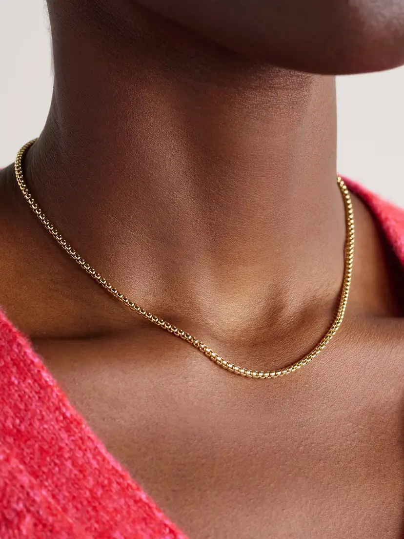 David Yurman Box Chain 18-karat Gold Necklace | Thumbnail 2