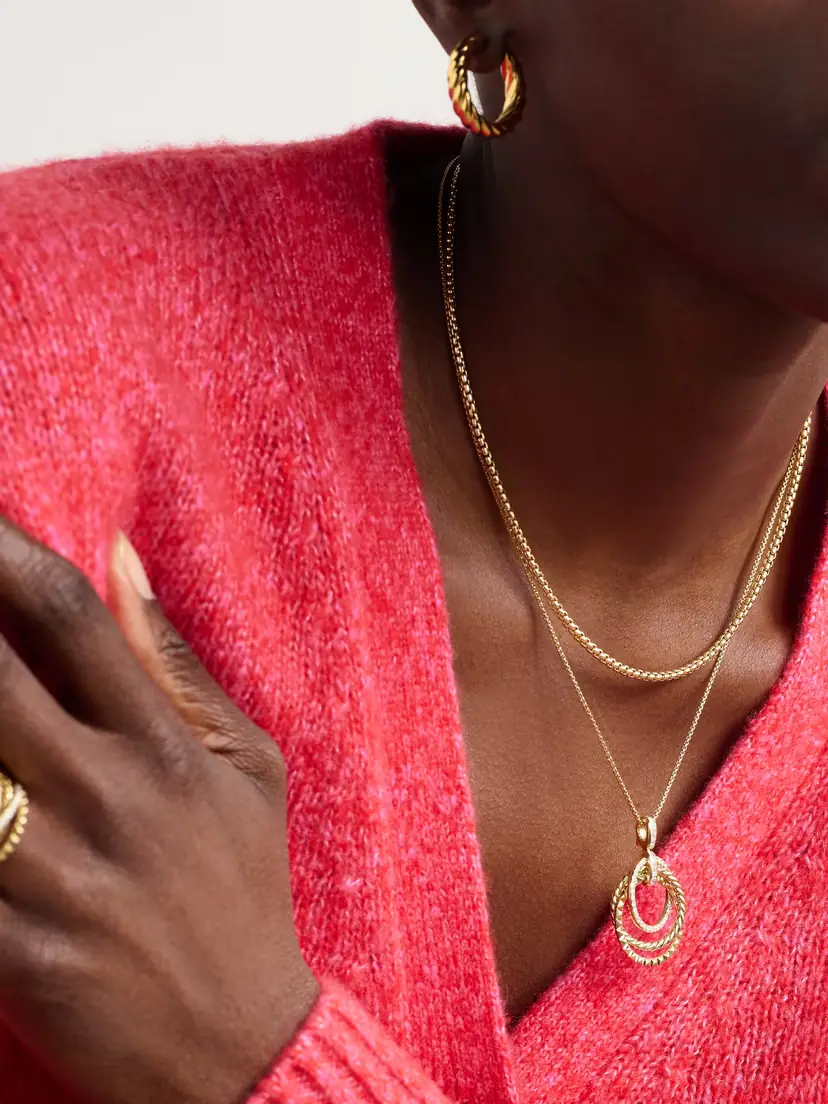 David Yurman Box Chain 18-karat Gold Necklace | Thumbnail 5