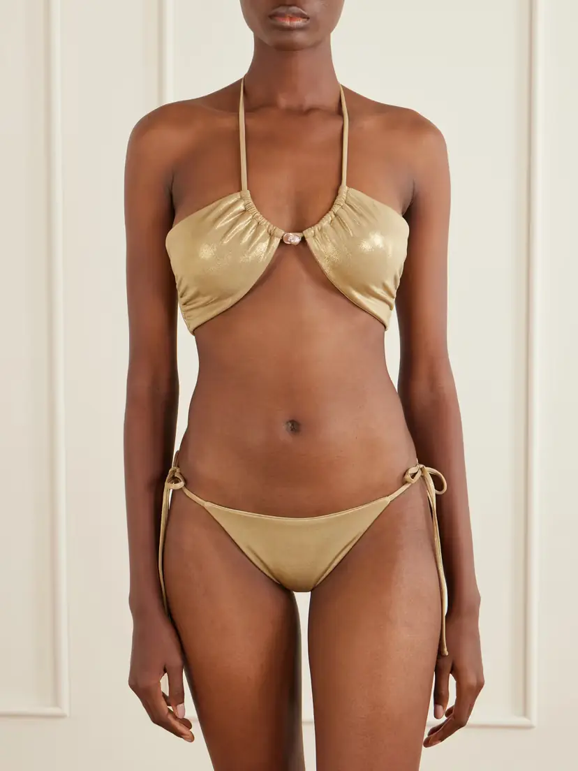 SARA CRISTINA Bahia Pearl-embellished Bikini | Thumbnail 2 SARA CRISTINA Bahia Pearl-embellished Bikini | Thumbnail 2