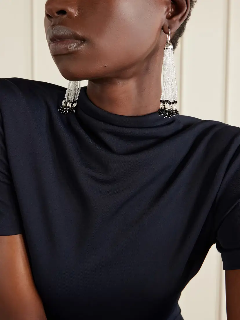 Le Sundial Odette Silver Multi-stone Earrings | Thumbnail 2 Le Sundial Odette Silver Multi-stone Earrings | Thumbnail 2