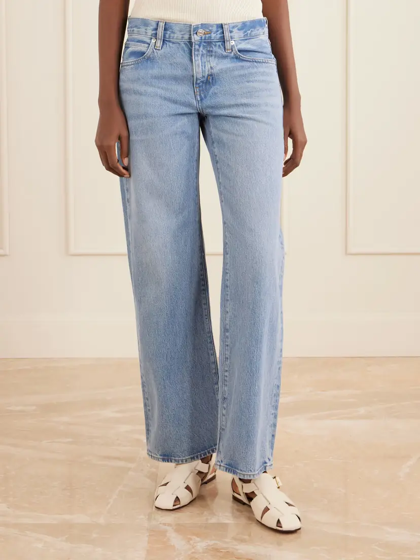 Frame The Saturday Low-rise Straight-leg Jeans | Thumbnail 3 Frame The Saturday Low-rise Straight-leg Jeans | Thumbnail 3