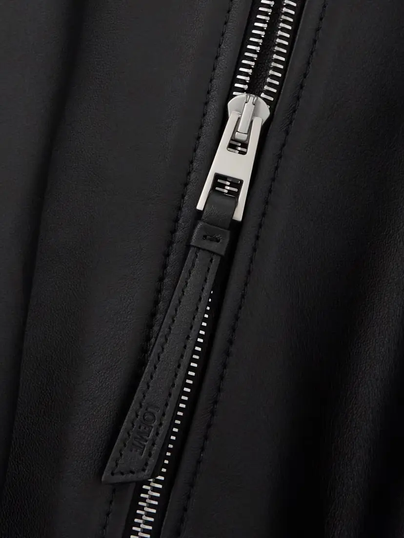 Loewe Gathered Leather Jacket | Thumbnail 5