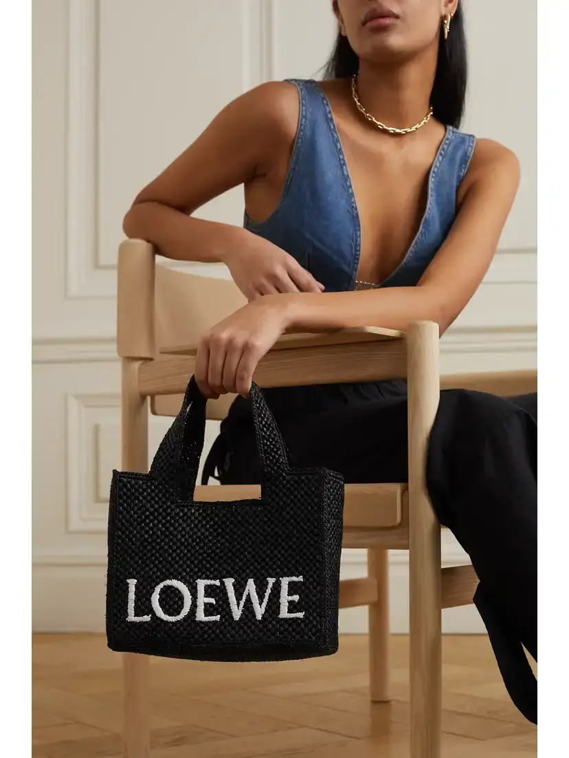 Loewe + Paula's Ibiza Embroidered Raffia Tote | Thumbnail 2 Loewe + Paula's Ibiza Embroidered Raffia Tote | Thumbnail 2
