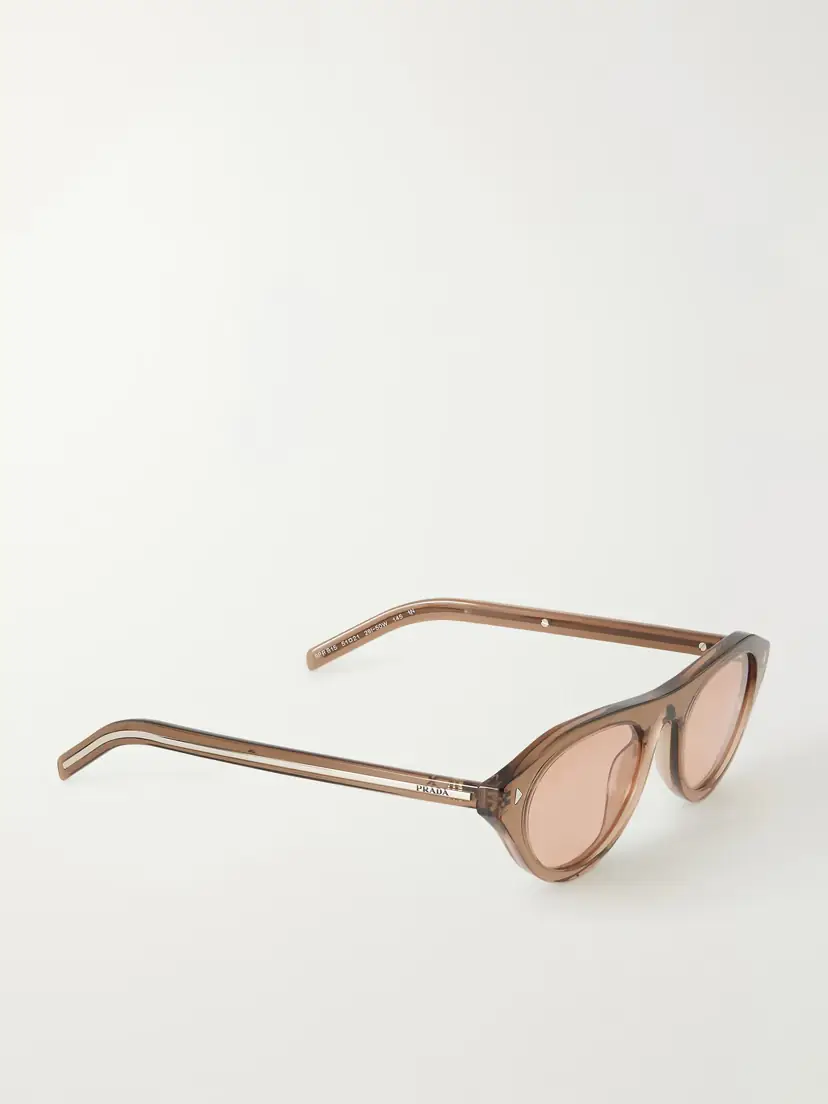 PRADA EYEWEAR D-frame Acetate Sunglasses - Mushroom | Thumbnail 3 PRADA EYEWEAR D-frame Acetate Sunglasses - Mushroom | Thumbnail 3