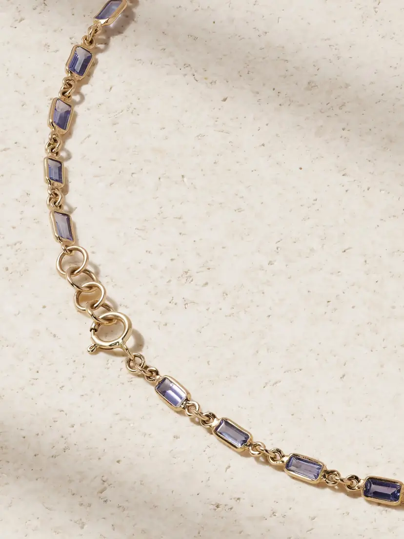 JIA JIA 14-karat Gold, Tanzanite And Diamond Necklace | Thumbnail 3 JIA JIA 14-karat Gold, Tanzanite And Diamond Necklace | Thumbnail 3