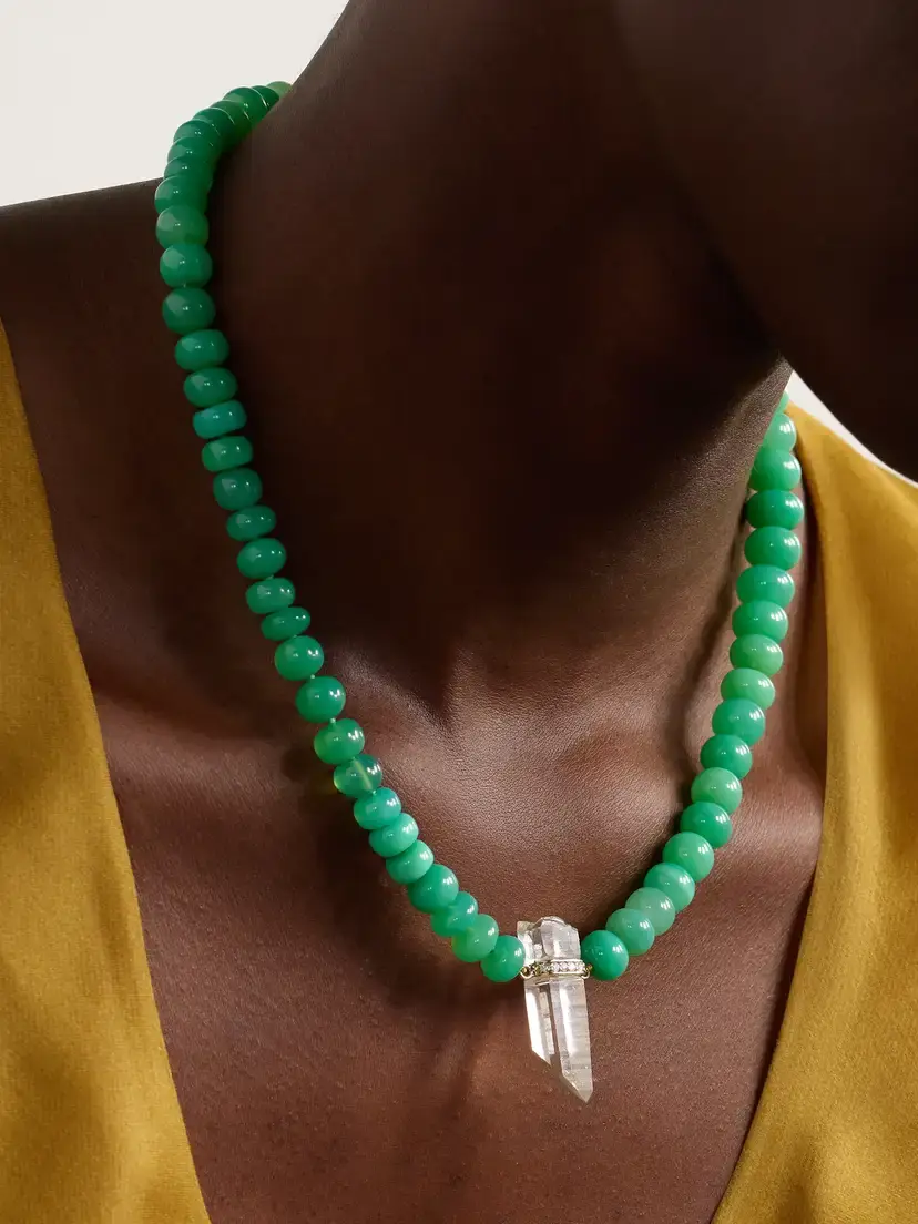 JIA JIA Gold Multi-stone Necklace | Thumbnail 2 JIA JIA Gold Multi-stone Necklace | Thumbnail 2