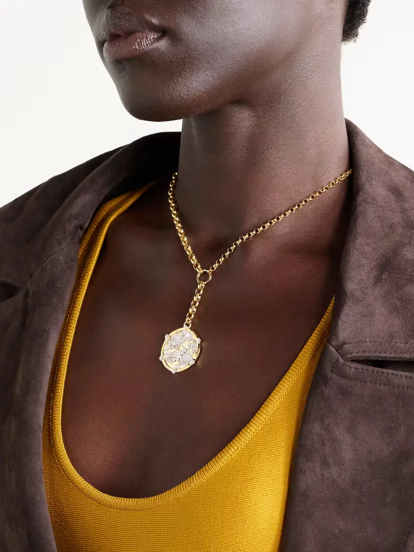 Foundrae Resilience Heavy Mixed Belcher 18-karat Yellow And White Gold Diamond Necklace | Thumbnail 2 Foundrae Resilience Heavy Mixed Belcher 18-karat Yellow And White Gold Diamond Necklace | Thumbnail 2