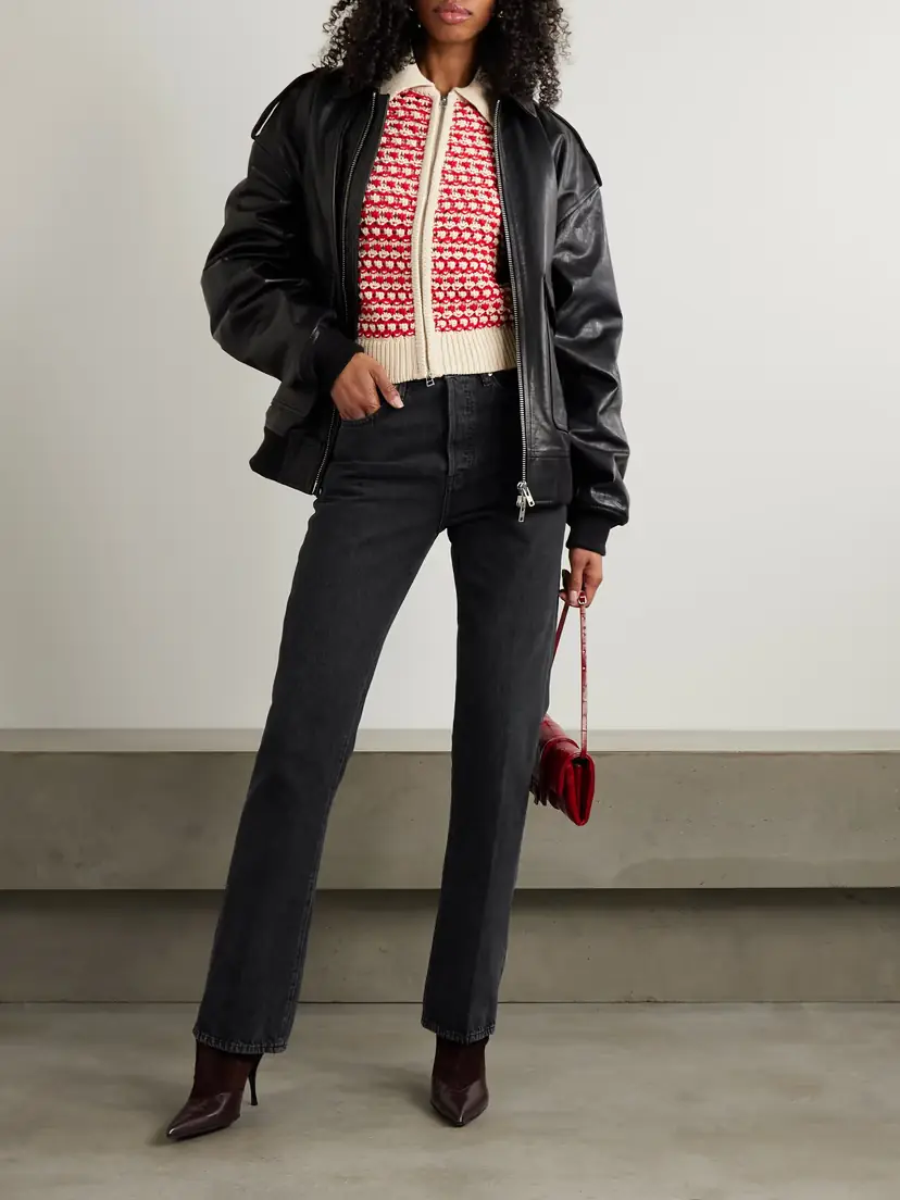 Frame The Vertical High-rise Straight-leg Jeans | Thumbnail 2 Frame The Vertical High-rise Straight-leg Jeans | Thumbnail 2