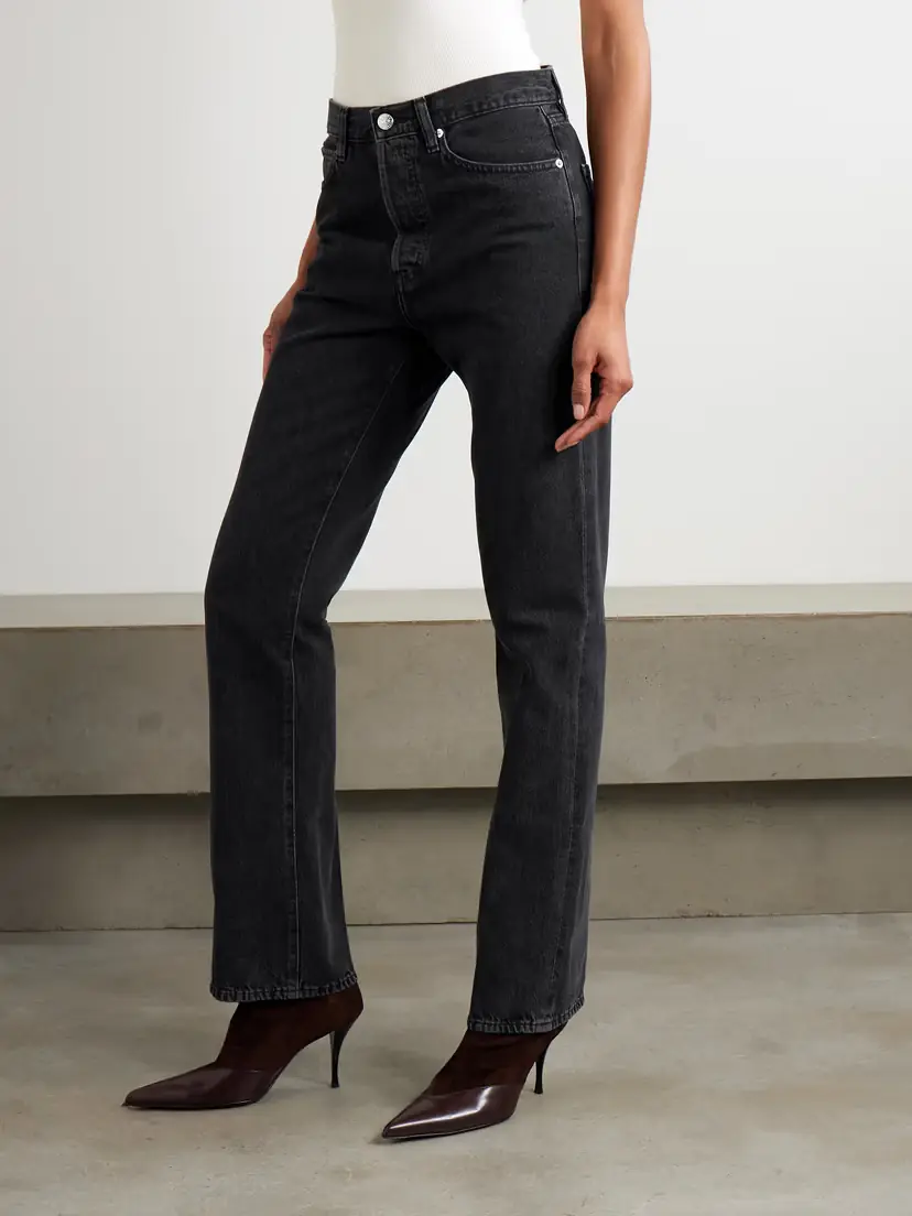 Frame The Vertical High-rise Straight-leg Jeans | Thumbnail 3 Frame The Vertical High-rise Straight-leg Jeans | Thumbnail 3