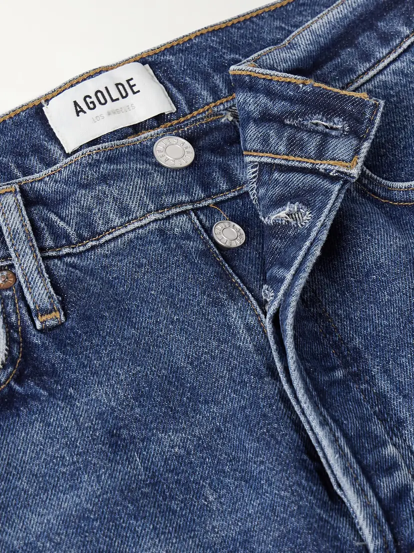AGOLDE 90's Pinch Waist Crop High-rise Straight-leg Jeans | Thumbnail 5