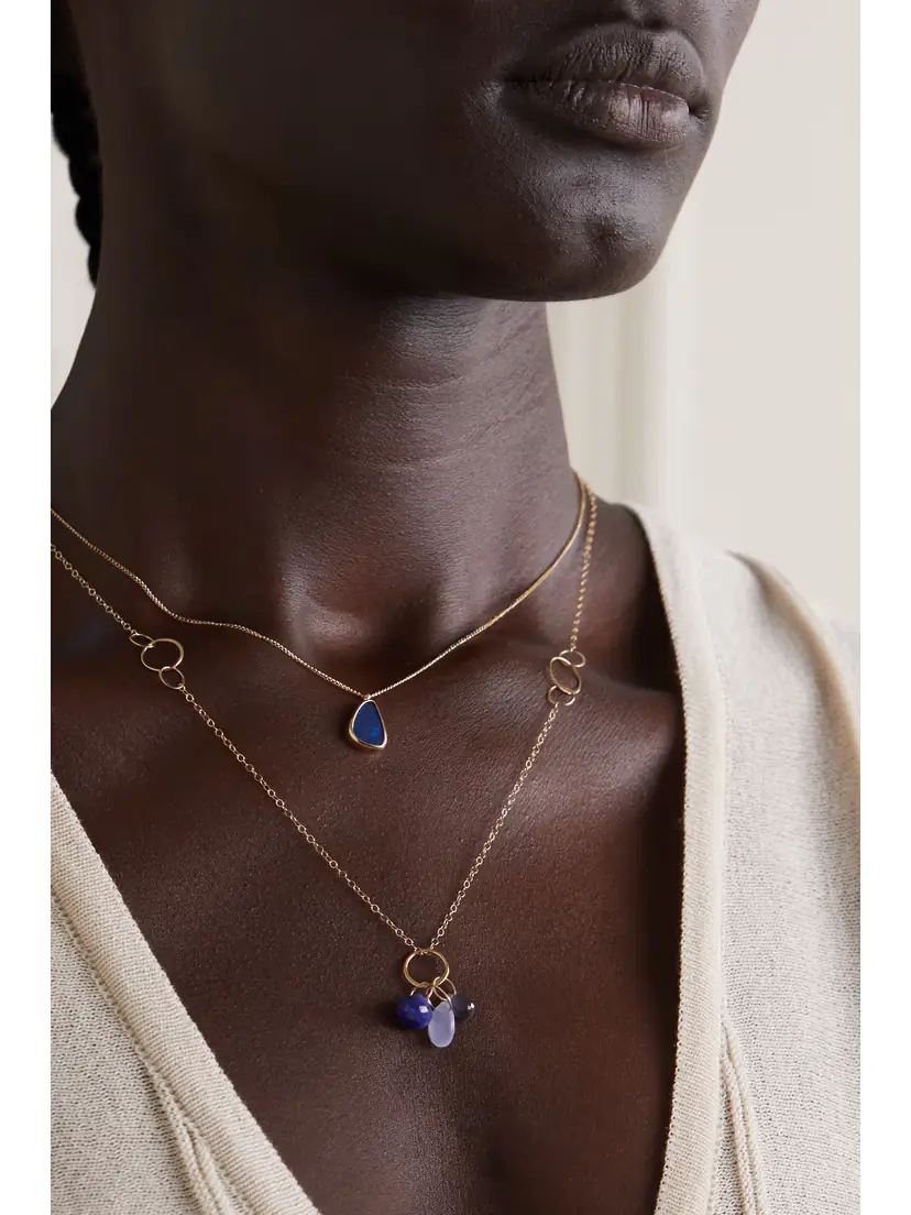 Melissa Joy Manning 14-karat Recycled Gold Multi-stone Necklace | Thumbnail 5 Melissa Joy Manning 14-karat Recycled Gold Multi-stone Necklace | Thumbnail 5