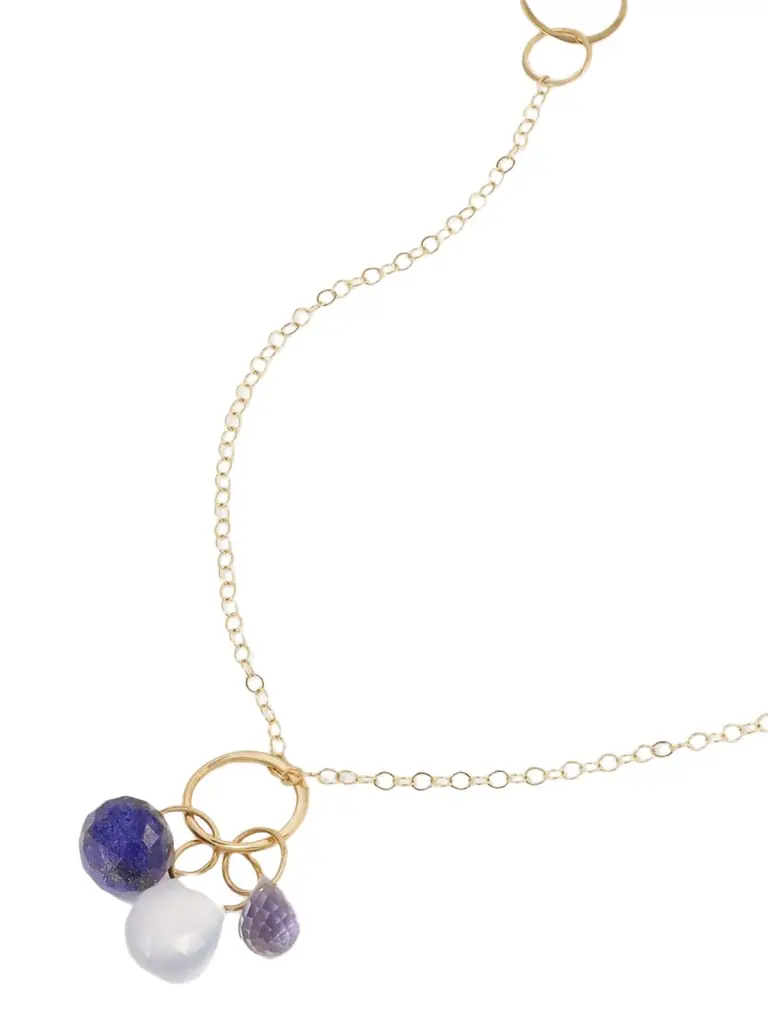 14-karat Recycled Gold Multi-stone Necklace 14-karat Recycled Gold Multi-stone Necklace