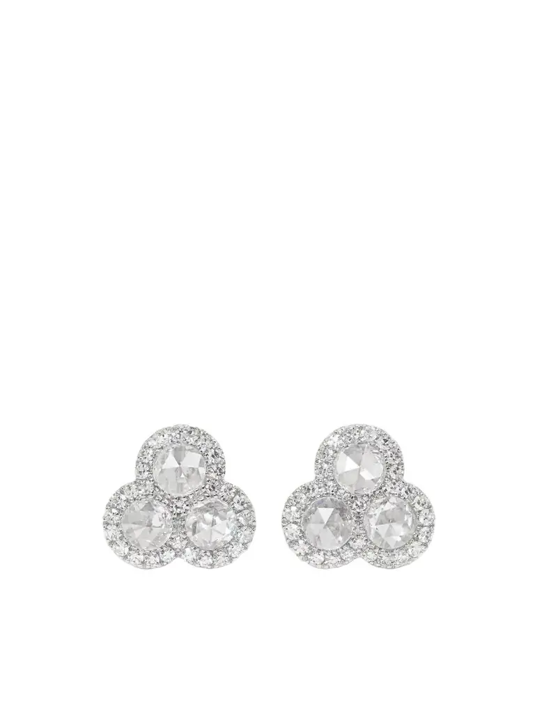 David Morris 18-karat White Gold Diamond Earrings | Image 1 David Morris 18-karat White Gold Diamond Earrings | Image 1