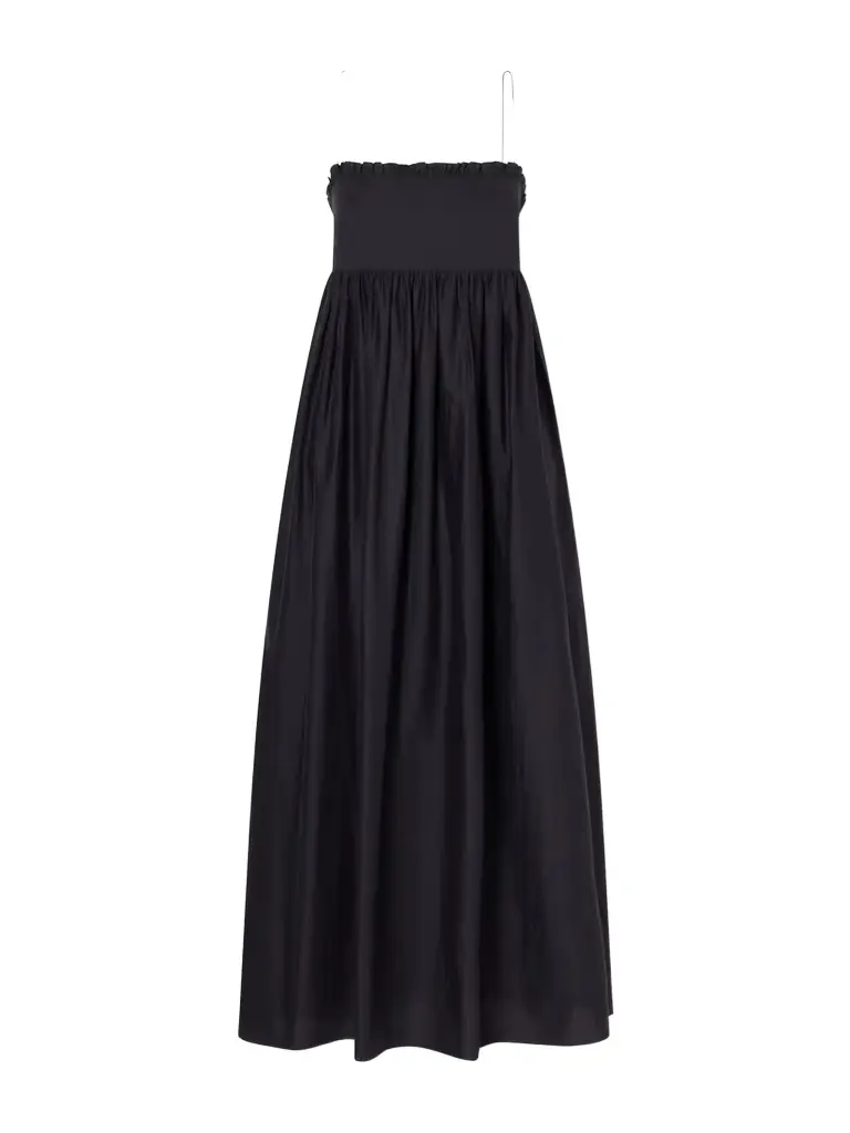 Matteau Empire Ruffled Cotton-poplin Midi Dress | Image 1 Matteau Empire Ruffled Cotton-poplin Midi Dress | Image 1