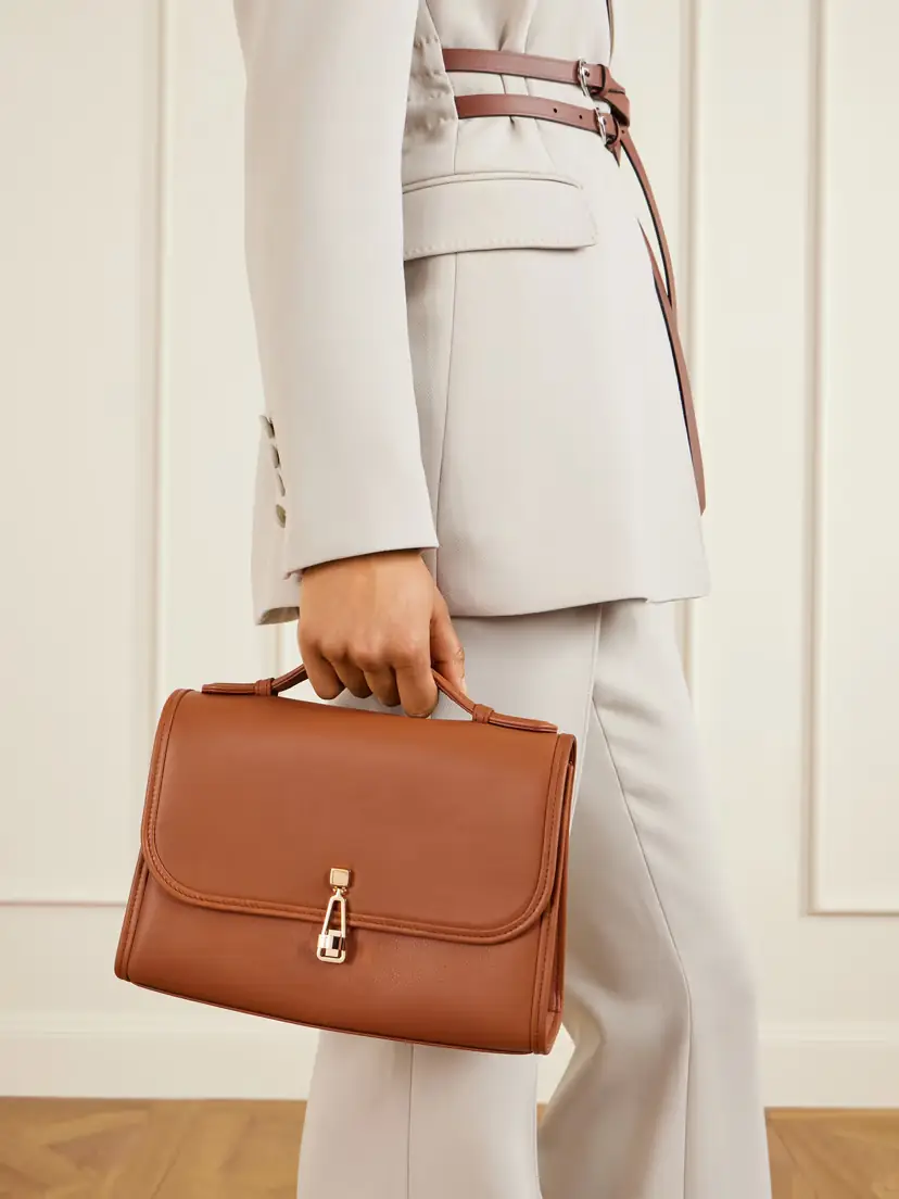 Gabriela Hearst Leonora Medium Leather Top-handle Bag | Thumbnail 3