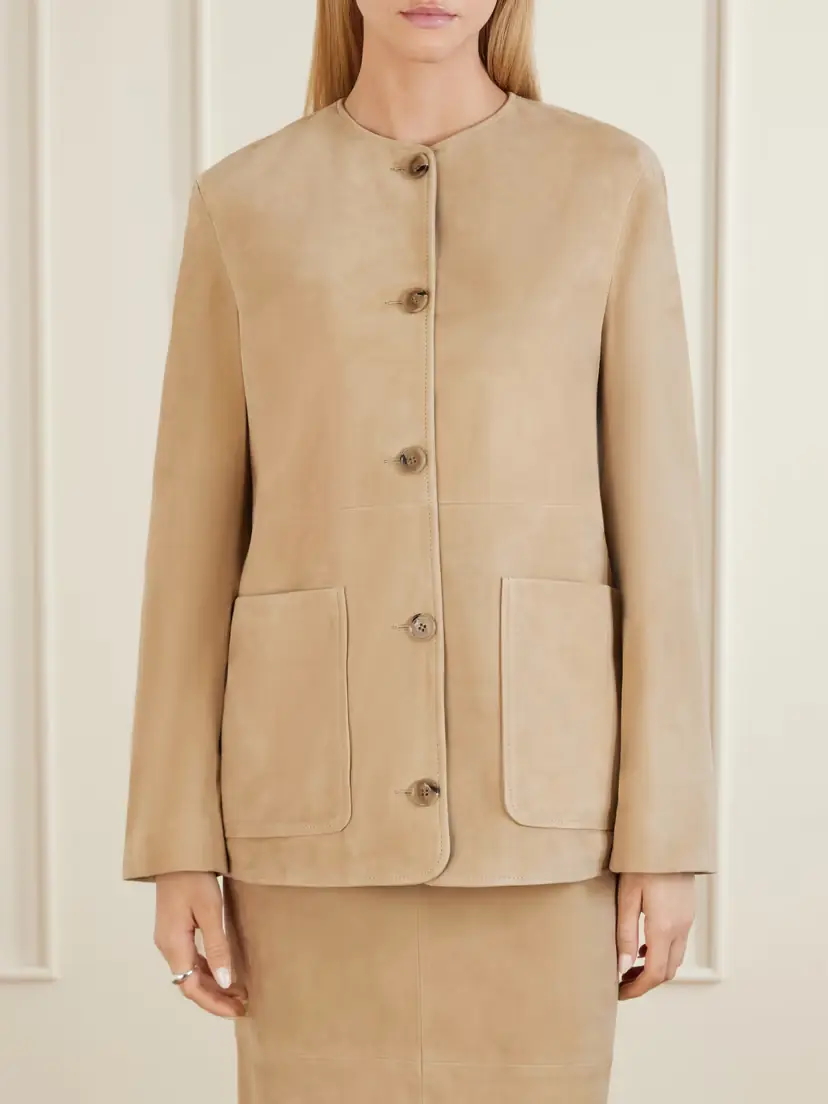 Nour Hammour Suede Jacket | Thumbnail 3