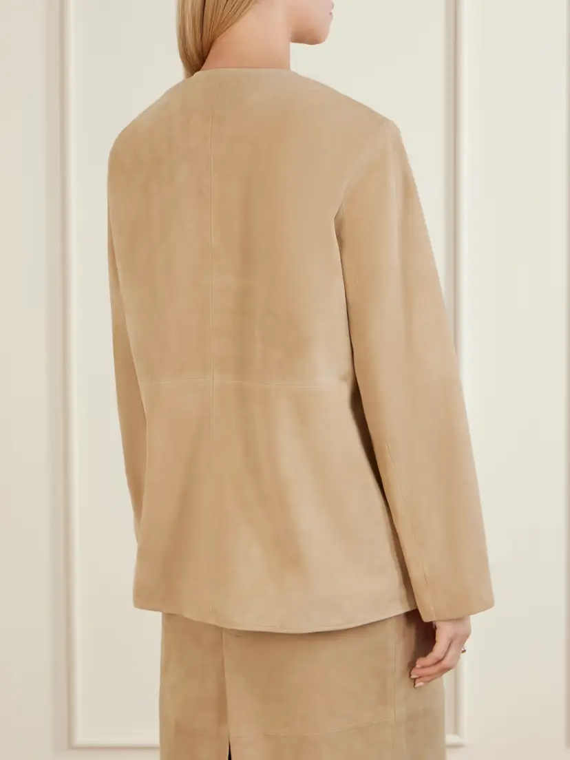 Nour Hammour Suede Jacket | Thumbnail 4