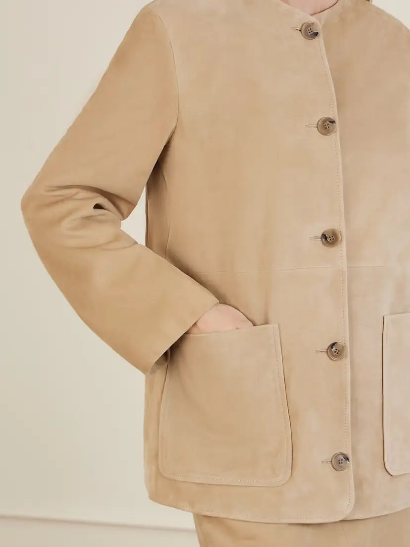 Nour Hammour Suede Jacket | Thumbnail 5