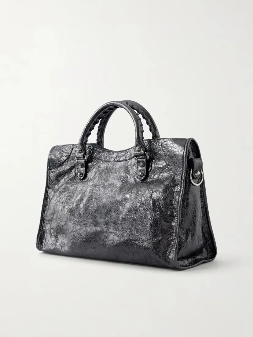 Balenciaga Le City Medium Leather Shoulder Bag | Thumbnail 4 Balenciaga Le City Medium Leather Shoulder Bag | Thumbnail 4